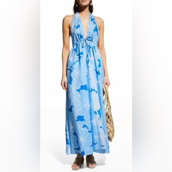 NEW MILLY Cabana Dominique Waterlily Maxi Dress/Cover Up M/L - Picture 1 of 12